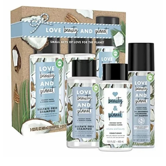 Love Beauty And Planet Set with Dry Shampoo Coconut Water & Mimosa Flower - Picture 1 of 3